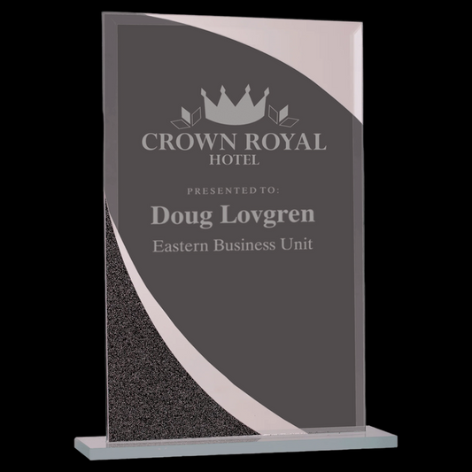 Rectangle Designer Glass Award