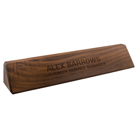 Genuine Walnut Desk Wedge