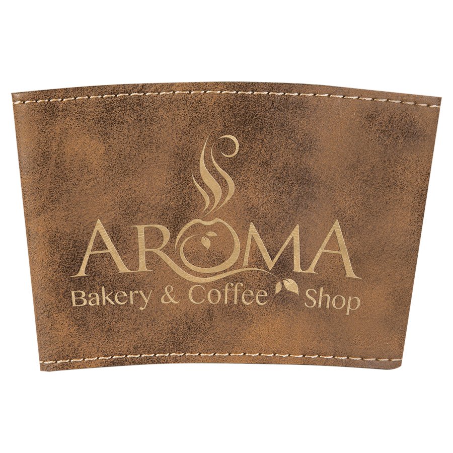 Leatherette Mug Sleeve 3"