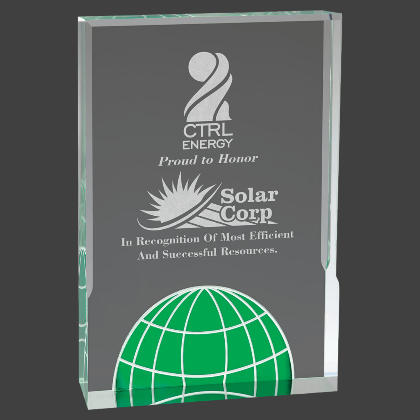 Green Globe Acrylic