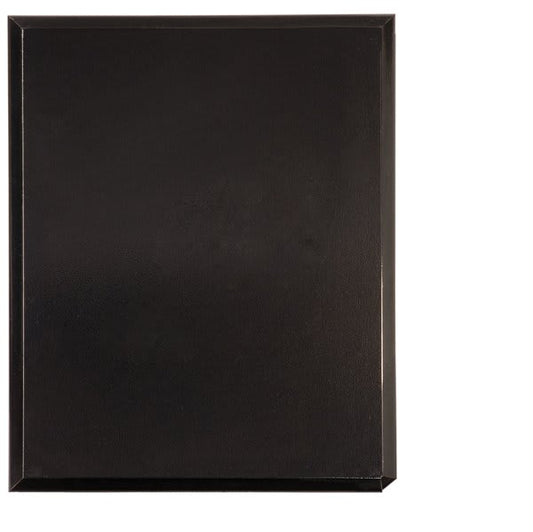 High Gloss Solid Black Finish Plaque