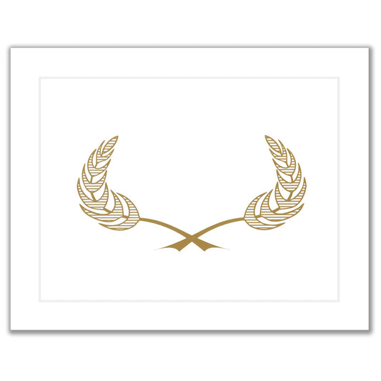 9.5" x 12" Leaf Design Certificate Holder
