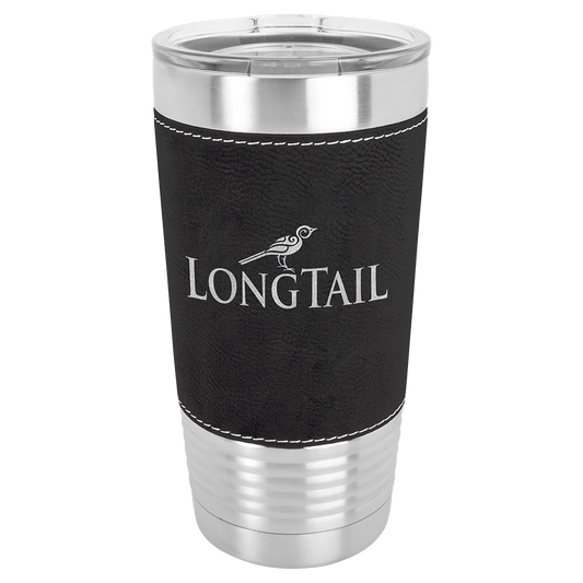Polar Camel 20 oz. Leatherette Polar Camel Tumbler with Clear Lid