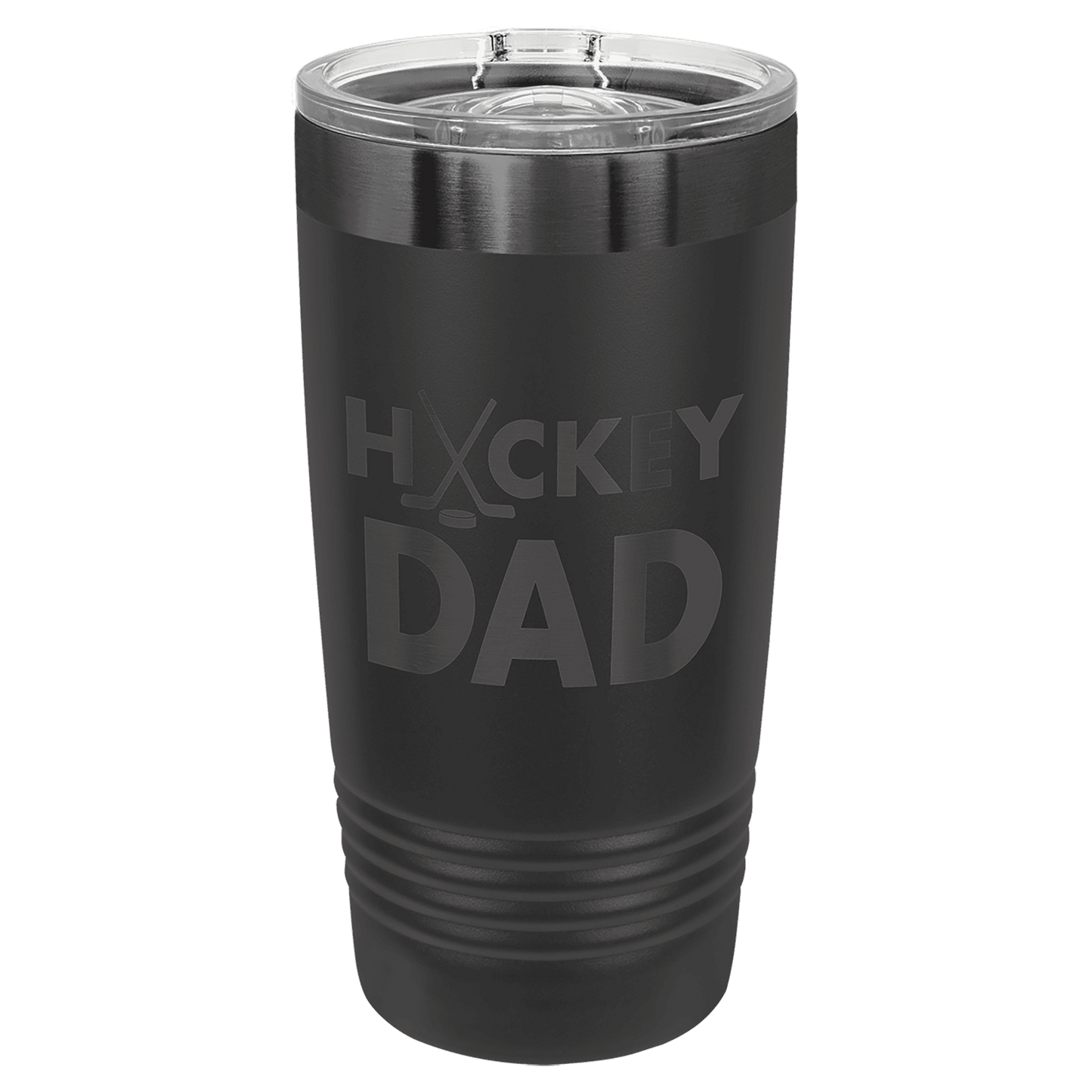 Polar Camel 20 oz. Black/Ghost Black Ion-Plated Ringneck Tumbler with Slider Lid