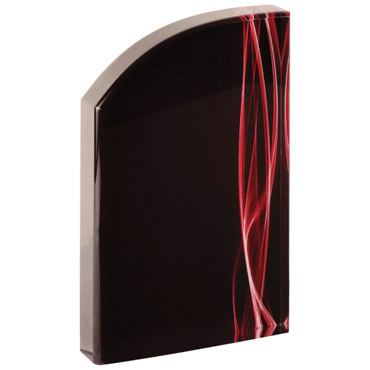 Wave Red Vapor Acrylic