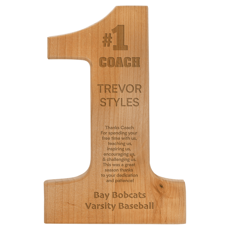 Alder Wood Shaped Plaques