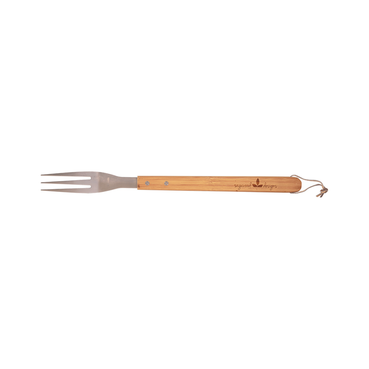 Bamboo BBQ Fork 16.25"