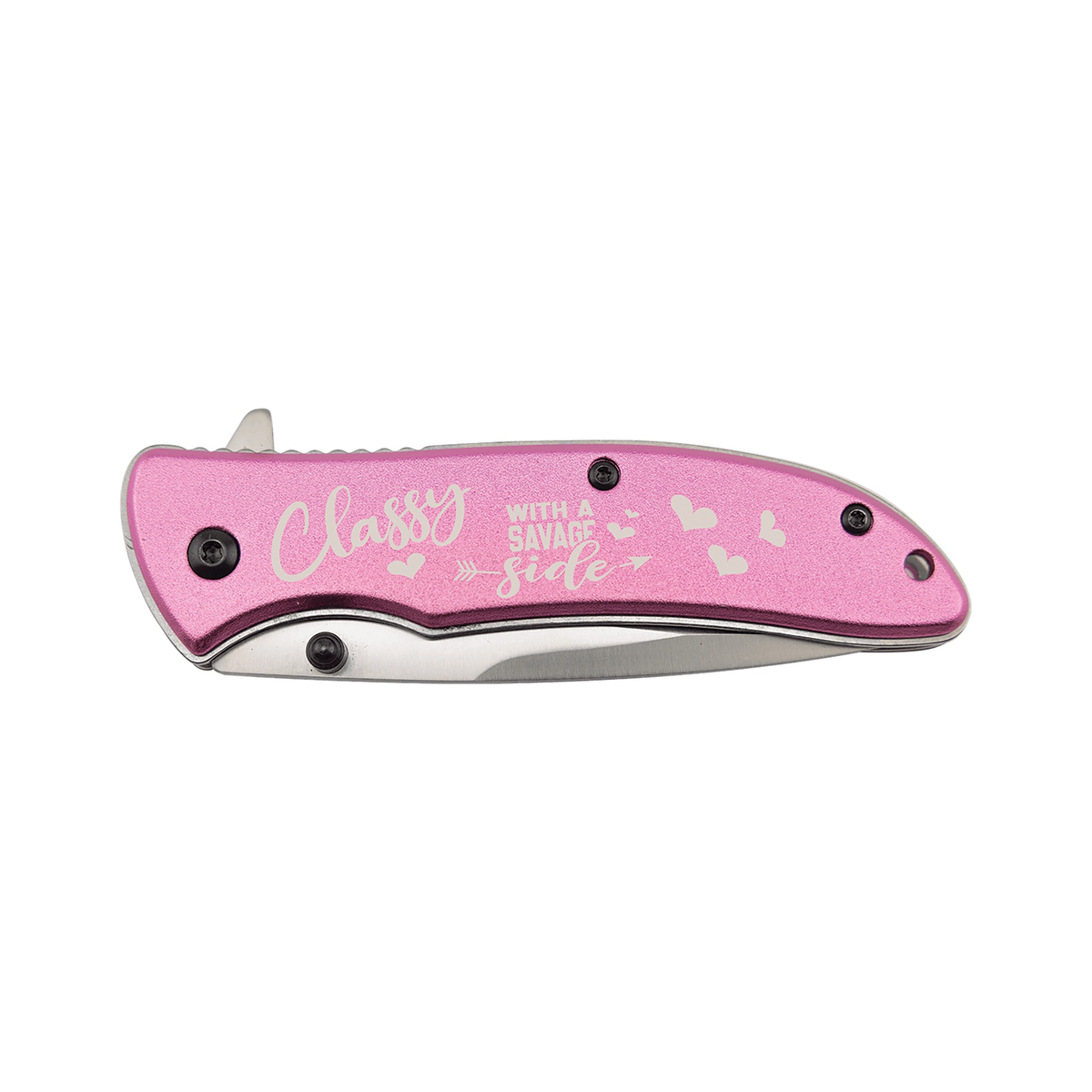 Bison River 4.25" Everyday Carry Knife, Pink