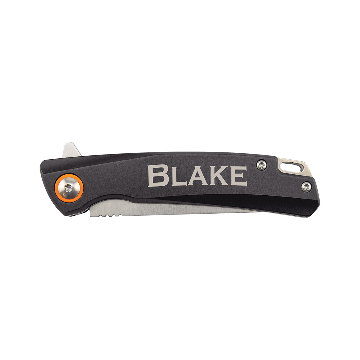 Bison River 4" Everyday Carry Knife with Ball Bearing Opening, Black