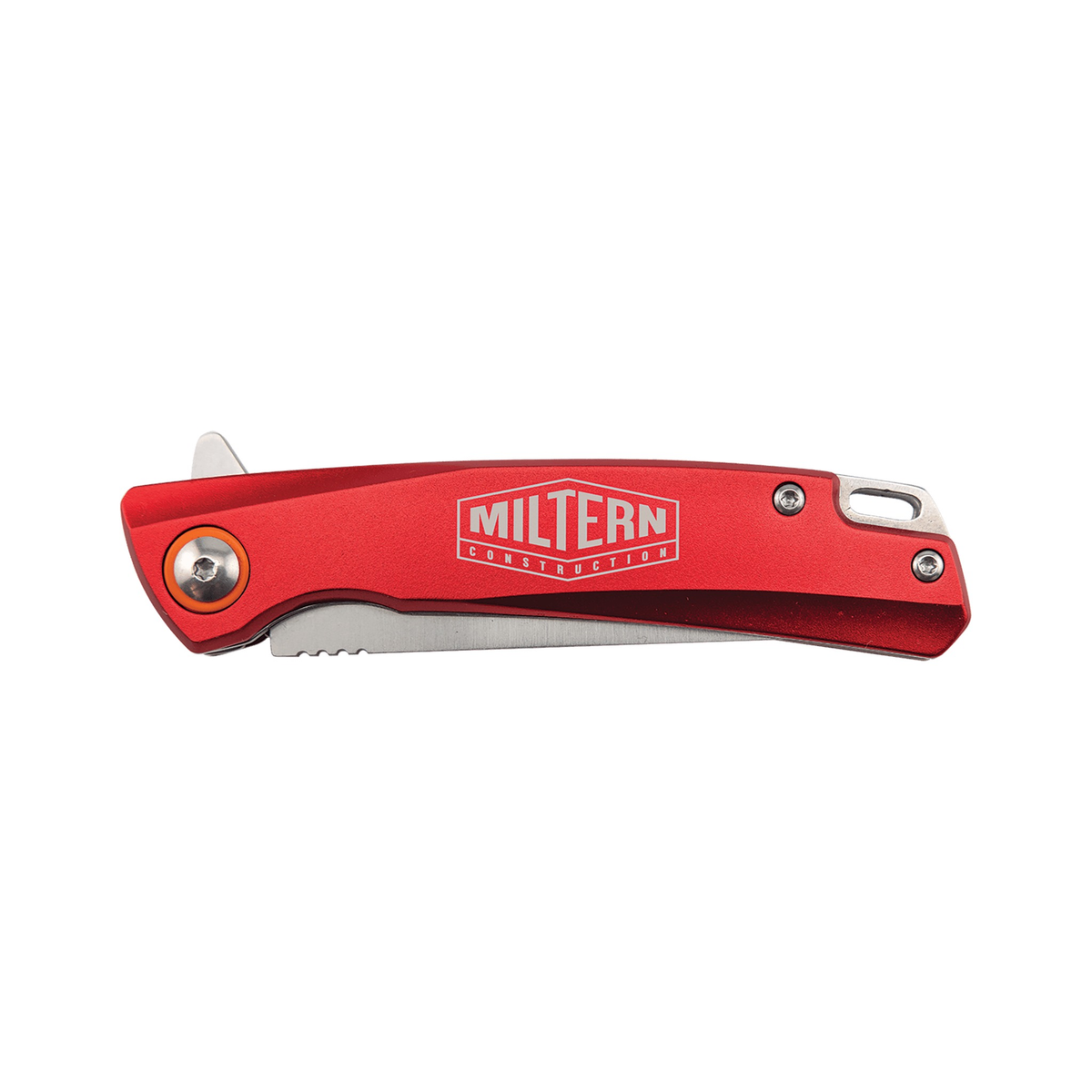 Bison River 4" Everyday Carry Knife with Ball Bearing Opening, Red