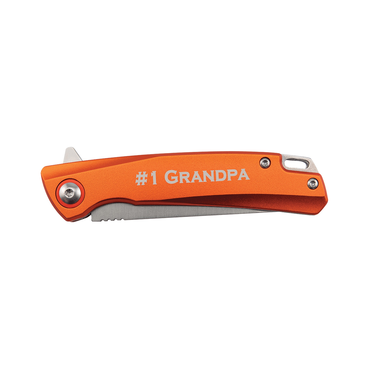 Bison River 4" Everyday Carry Knife with Ball Bearing Opening, Orange