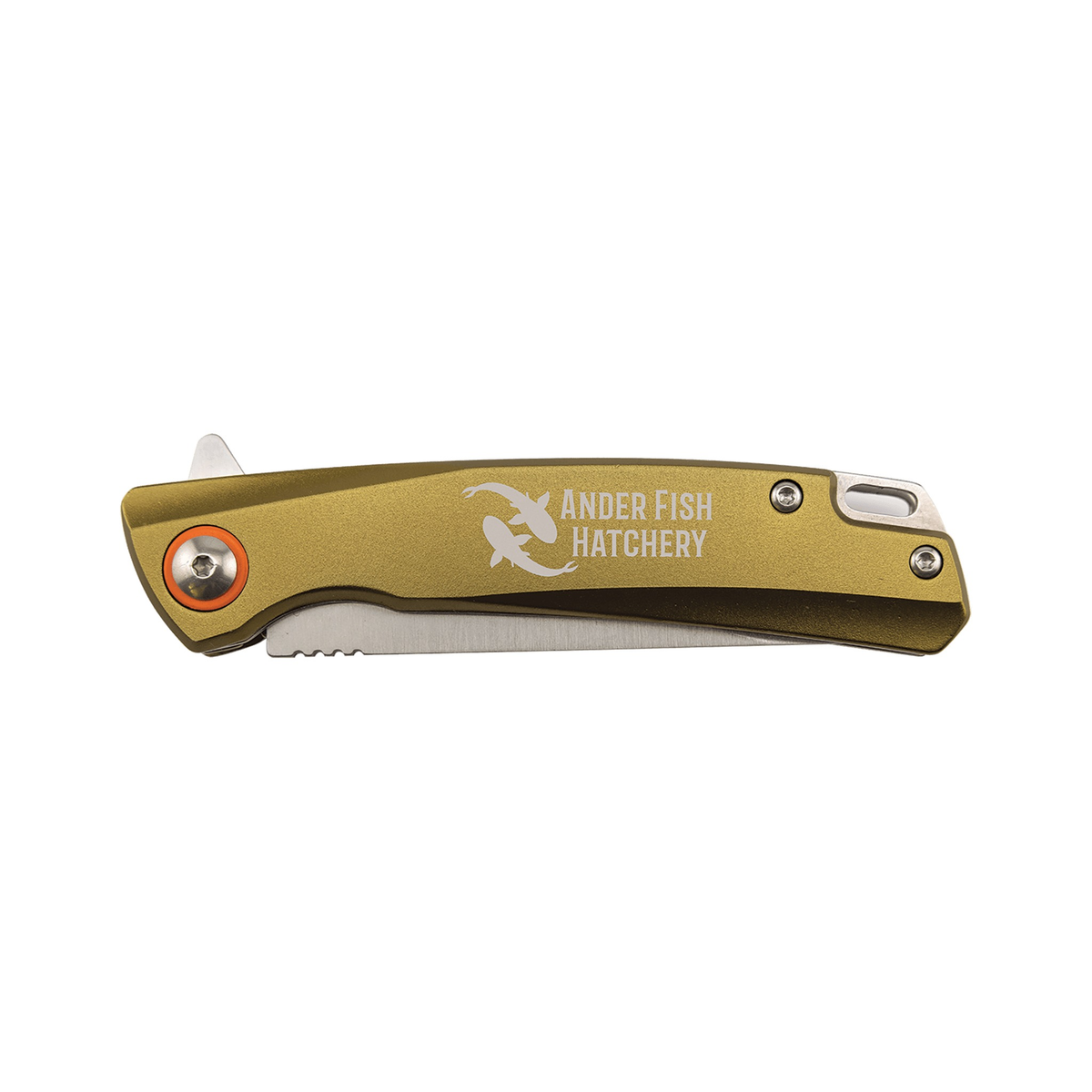 Bison River 4" Everyday Carry Knife with Ball Bearing Opening, Flat Dark Earth