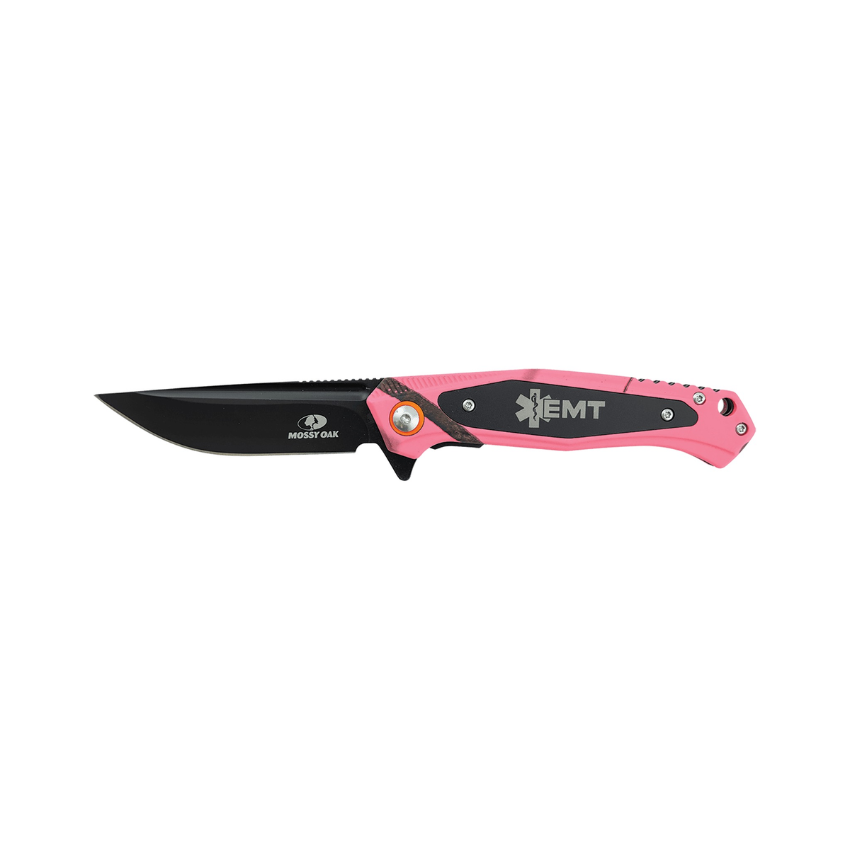 Bison River 4.5" Camo Everyday Carry Knife, Pink Camo