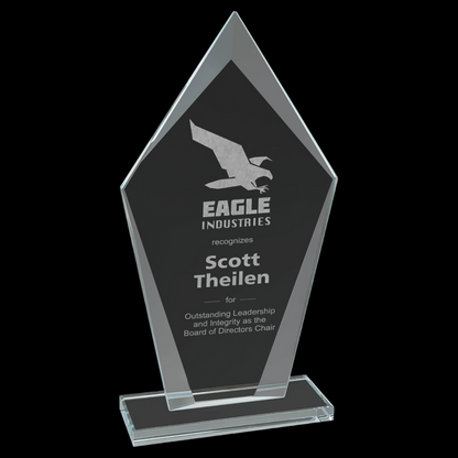 Diamond Clear Glass Award
