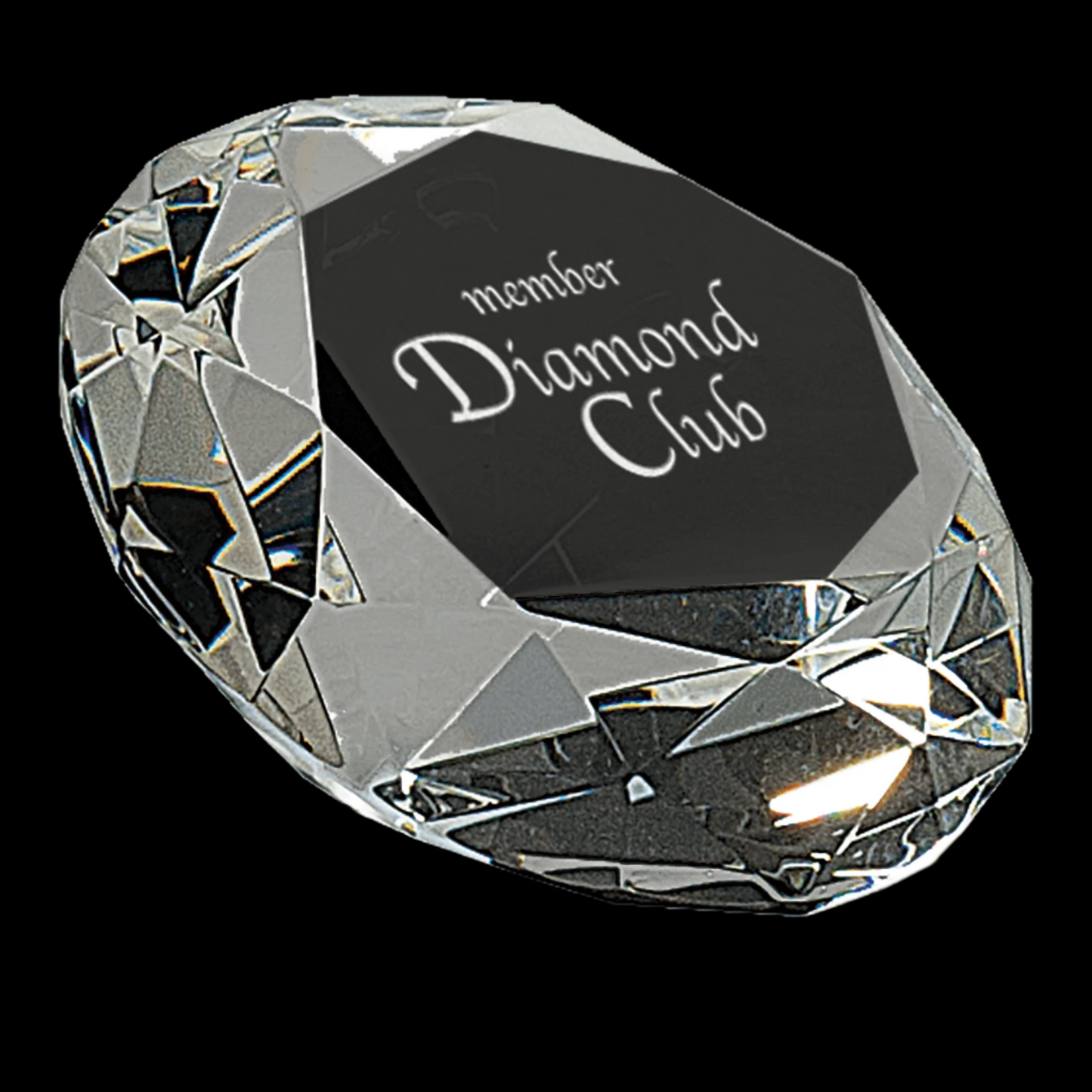 Clear Crystal Diamond 2.5" Face