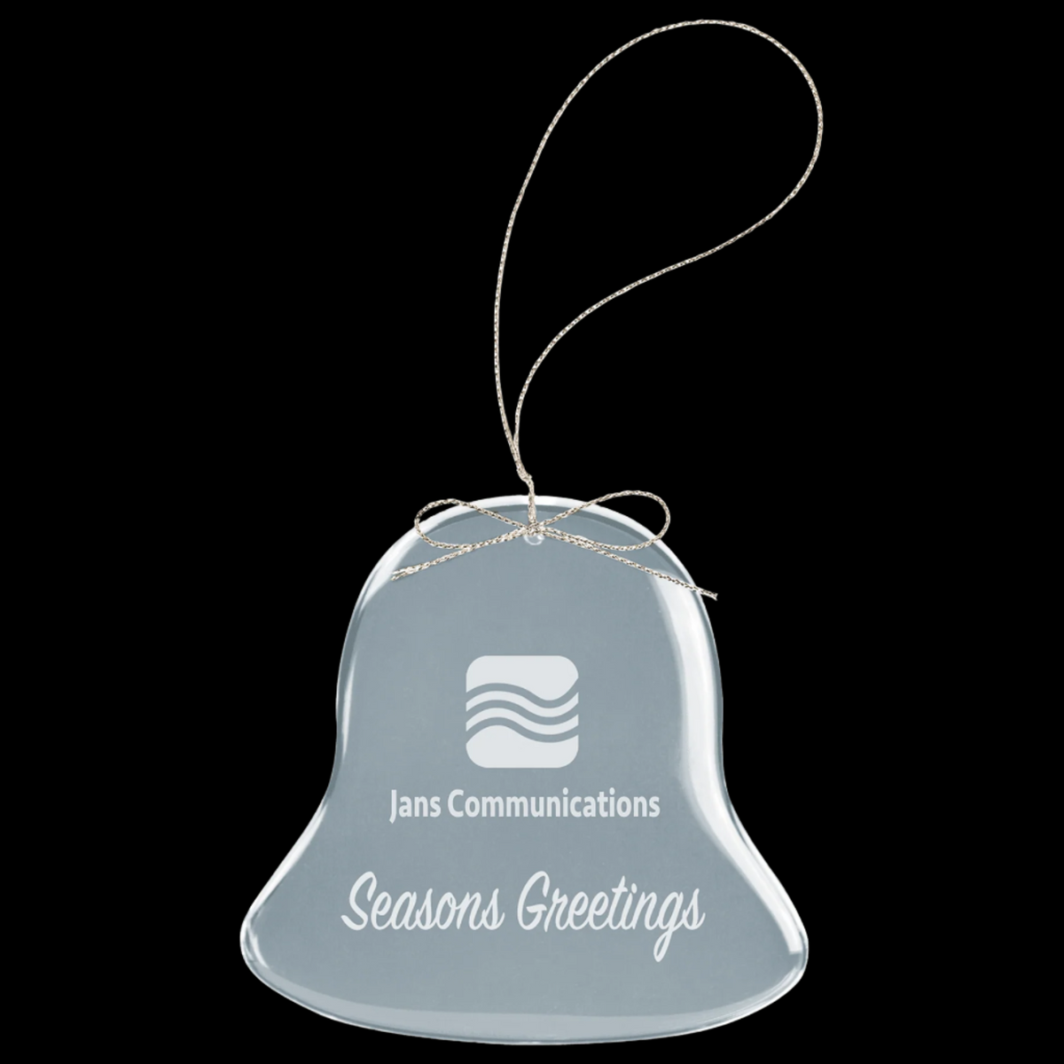 2.75" Crystal Bell Ornament