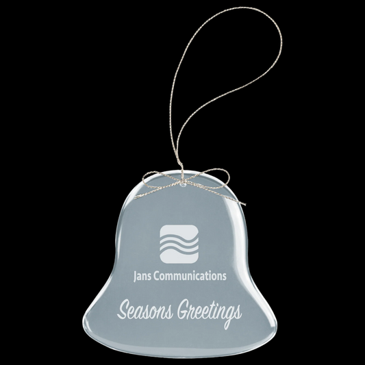 2.75" Crystal Bell Ornament