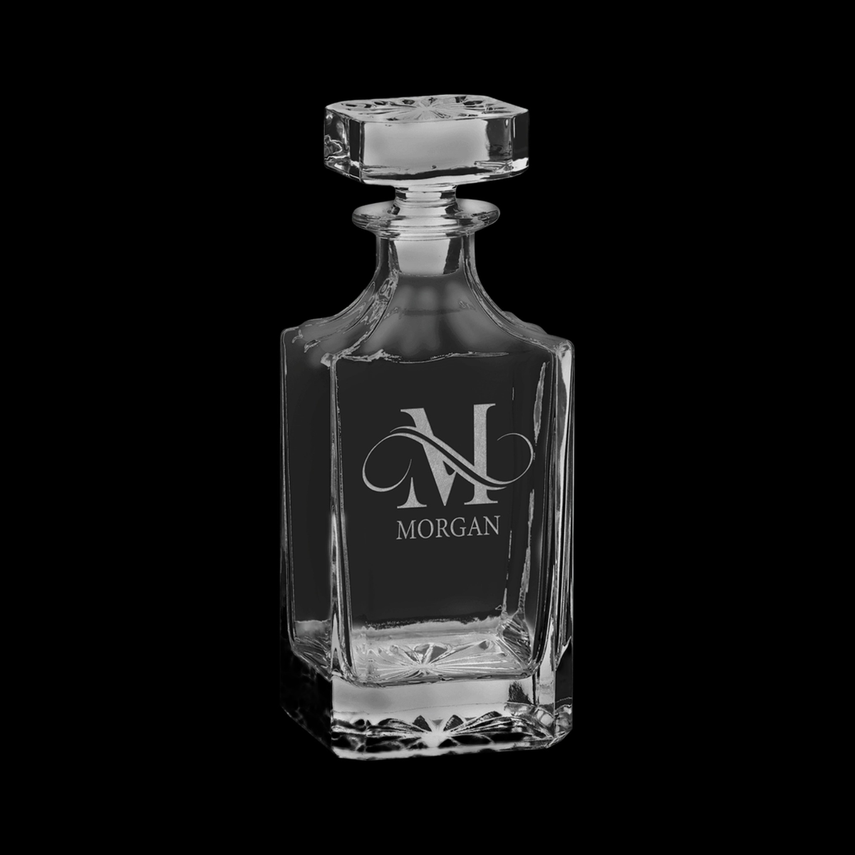 750mL Square Glass Decanter with Gift Box