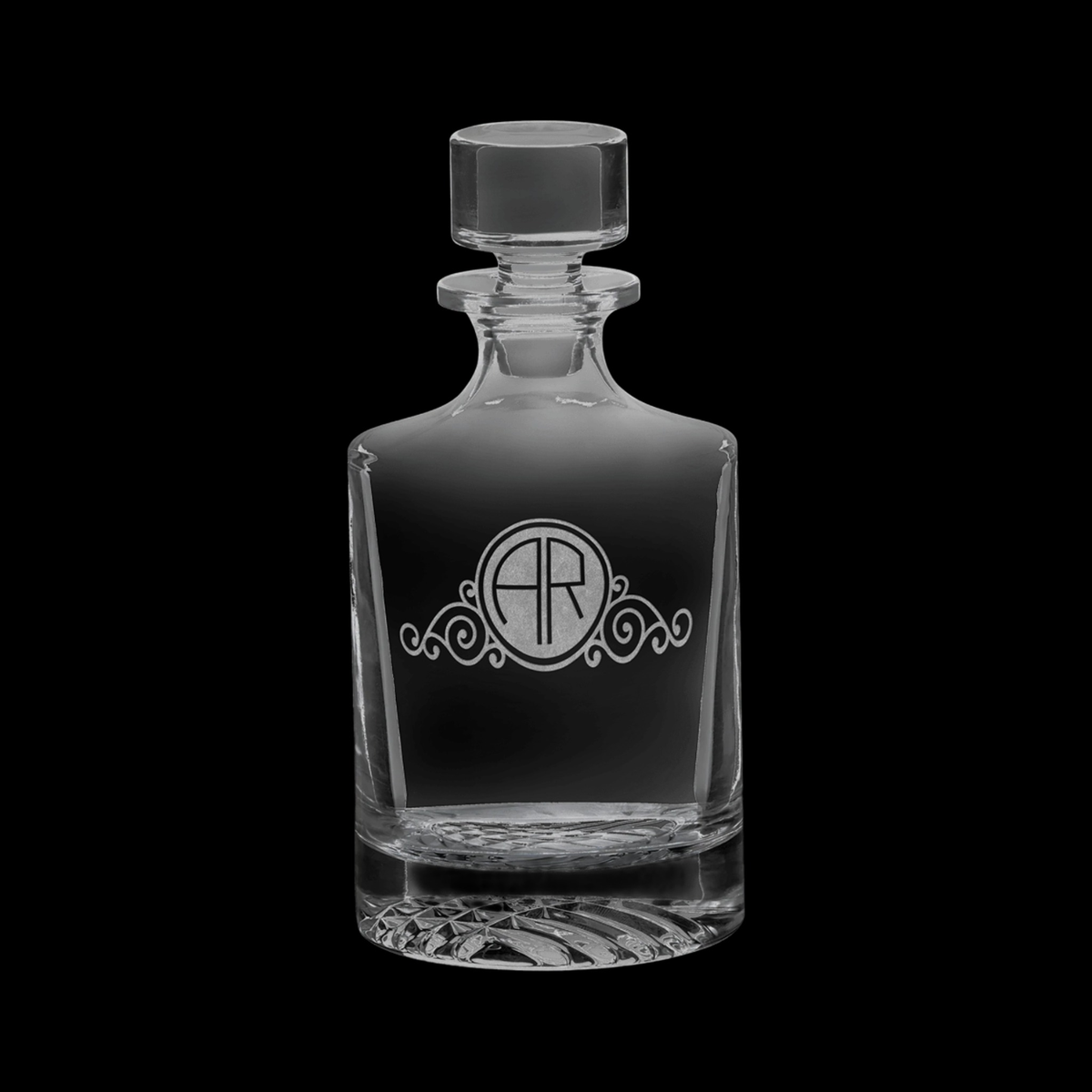 850mL Round Glass Decanter with Gift Box