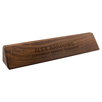 Genuine Walnut Desk Wedge