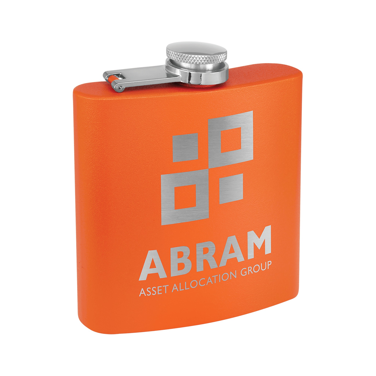 6 oz Powder Coated Stainless Steel Flask