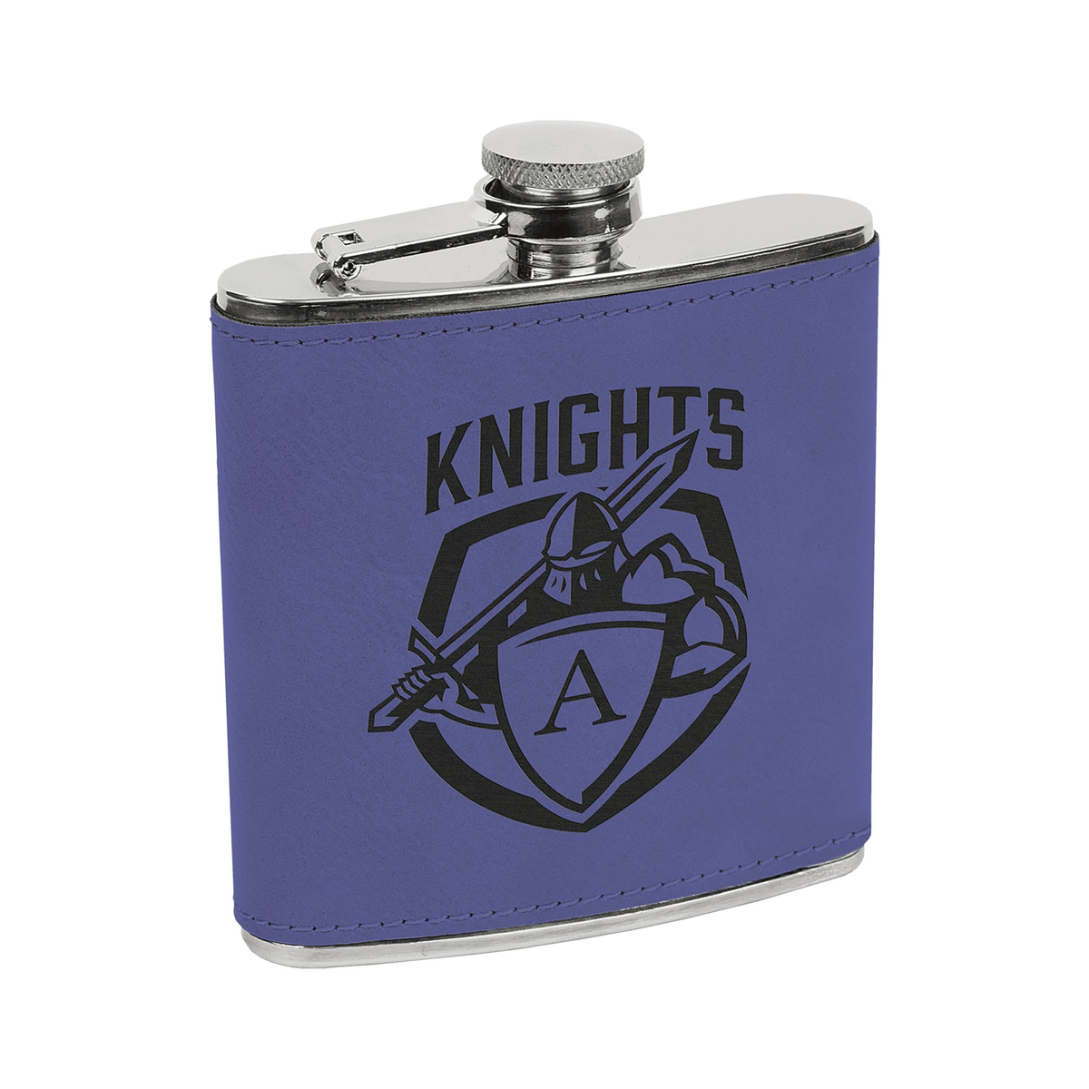 6 oz Leatherette Stainless Steel Flask