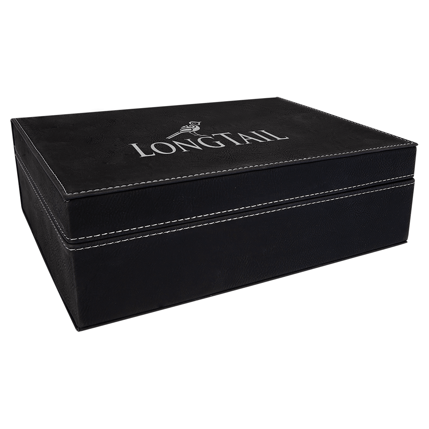Black/Silver Leatherette Premium Gift Box
