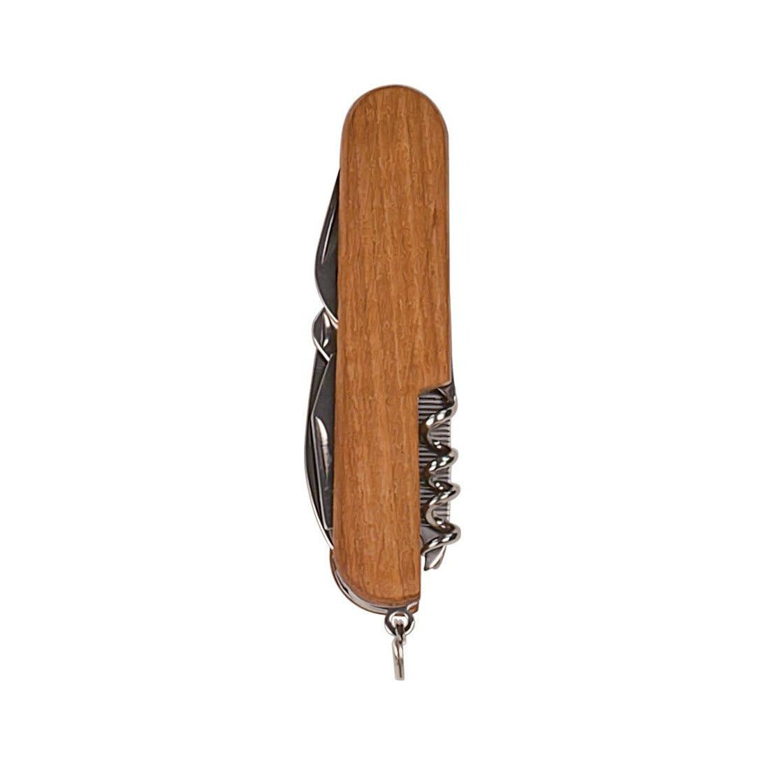 Wooden 8-Function Multi-Tool Pocket Knife, 3.5"