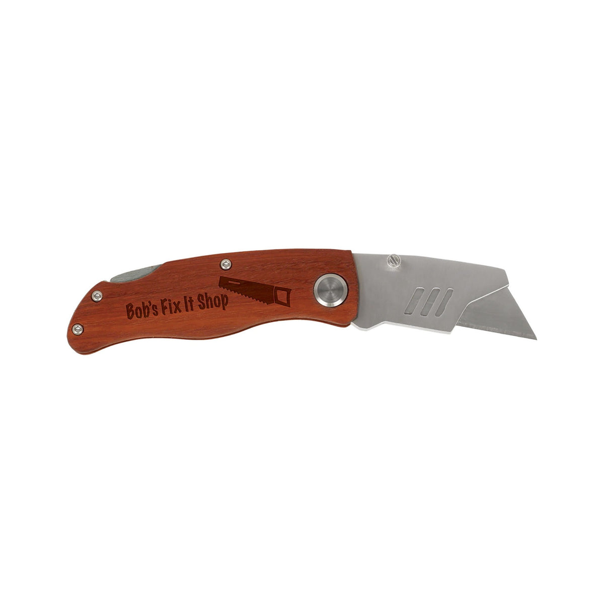 Wood Handle Utility Knife, 4"