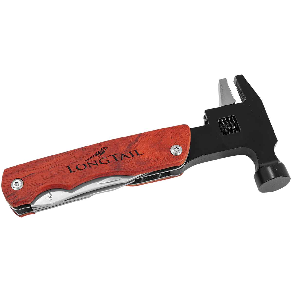 6.75" Hammer Multi-Tool with Wood Handle/Pouch