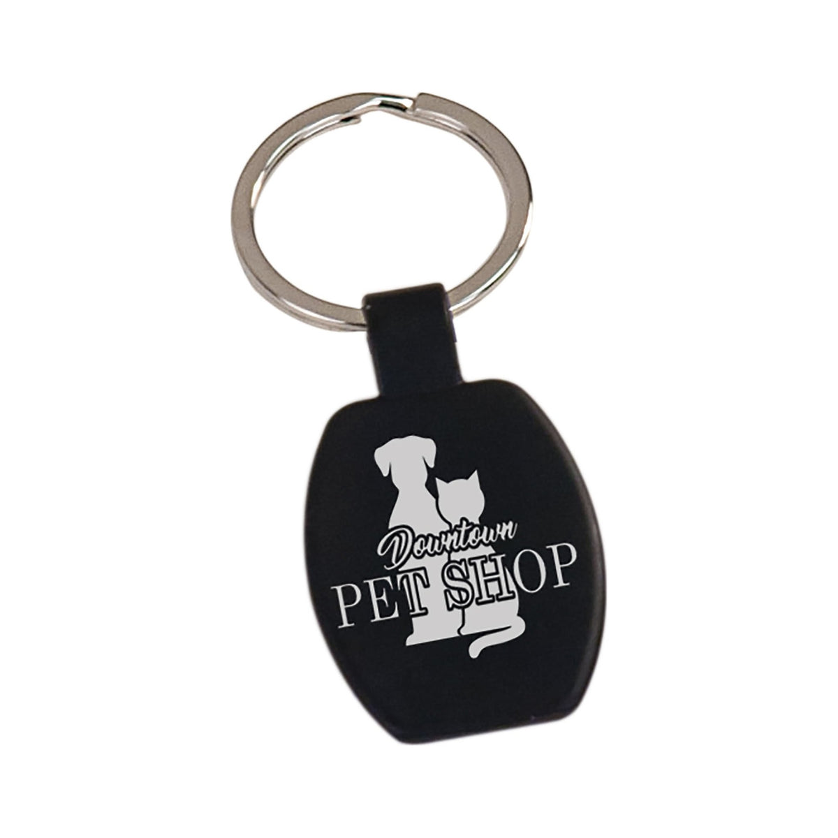 Rounded Rectangle Keychain 1.625"