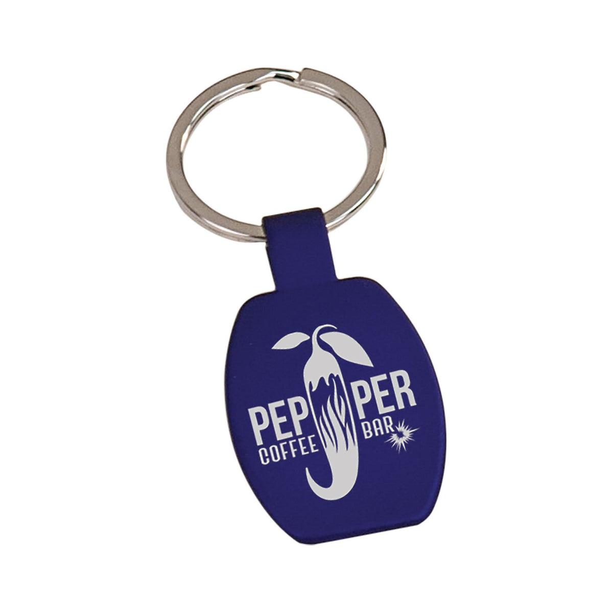 Rounded Rectangle Keychain 1.625"