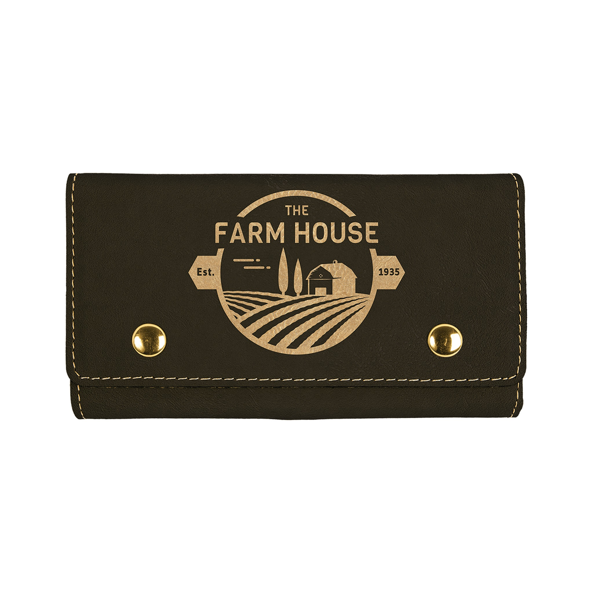 Leatherette Card and Dice Set