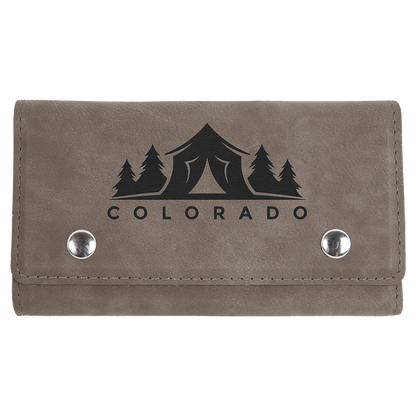Leatherette Card & Dice Set