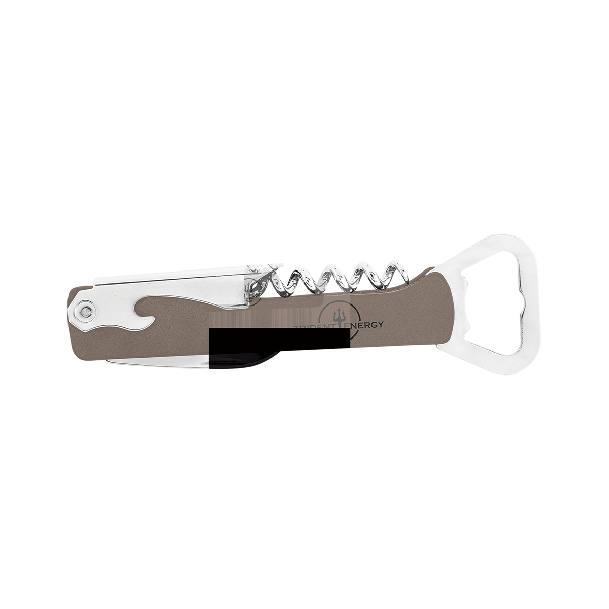 Leatherette and Cork Wine Bottle Opener