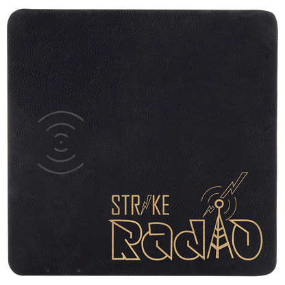 Leatherette Phone Charging Mat 8" x 8"