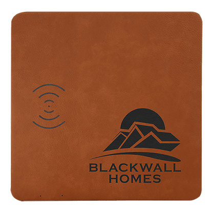 Leatherette Phone Charging Mat 8" x 8"