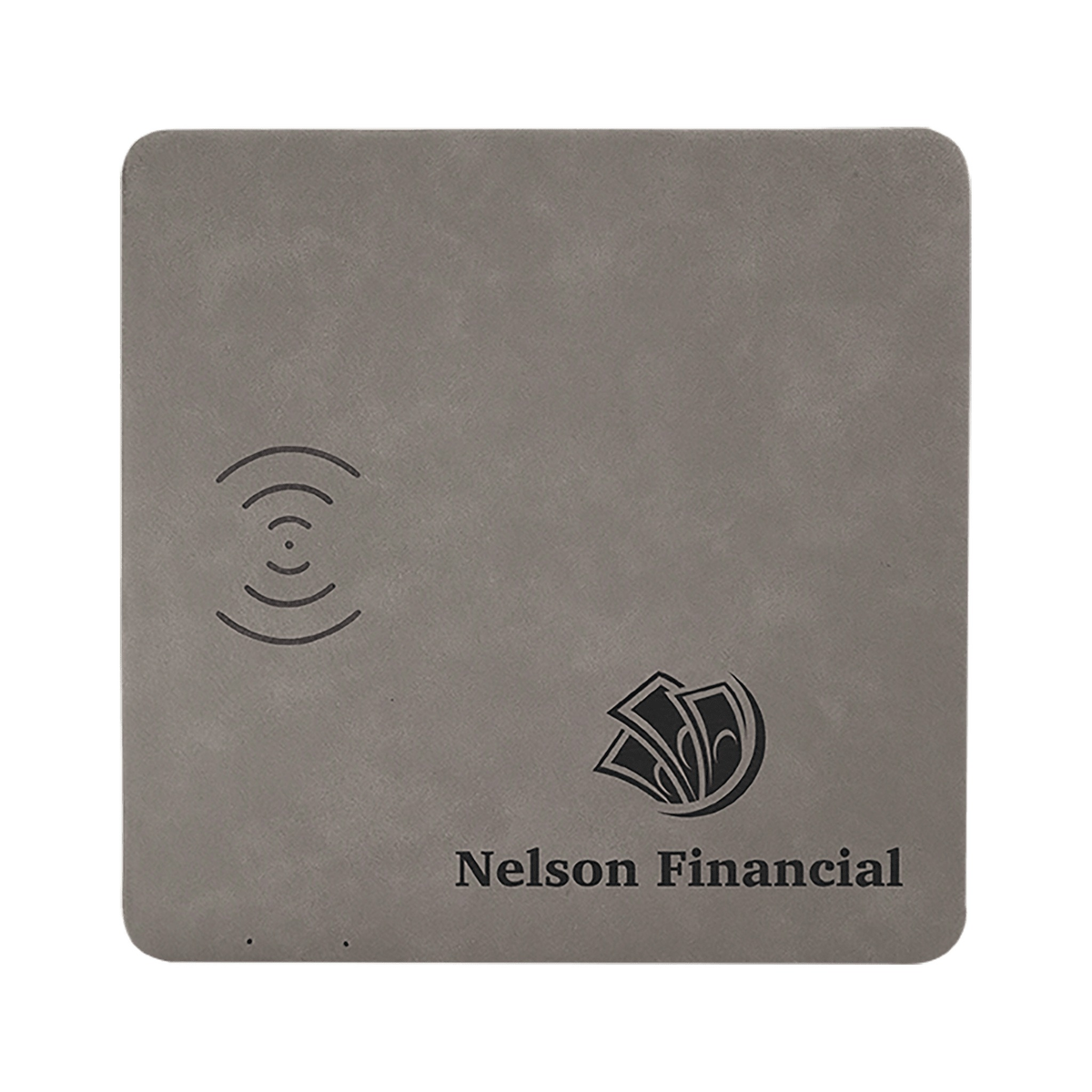 Leatherette Phone Charging Mat 8" x 8"