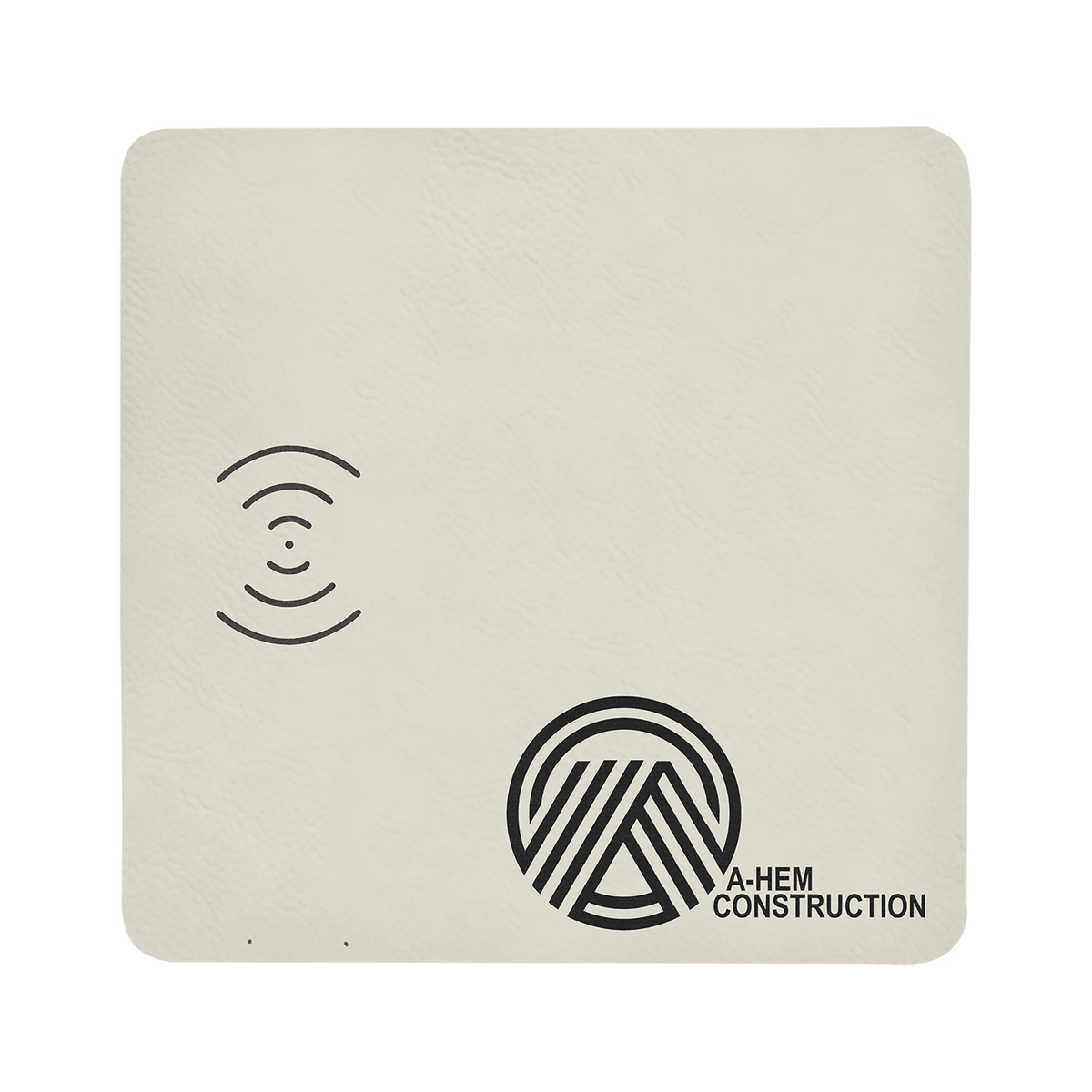 Leatherette Phone Charging Mat 8" x 8"