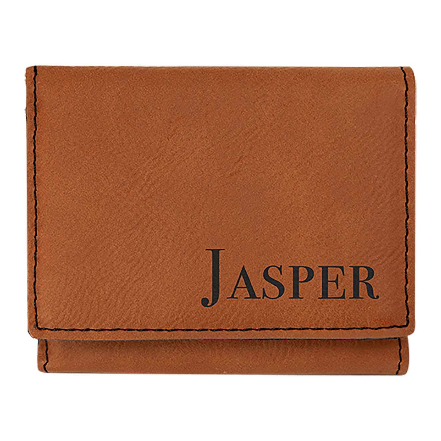 Leatherette Tri-Fold Wallet