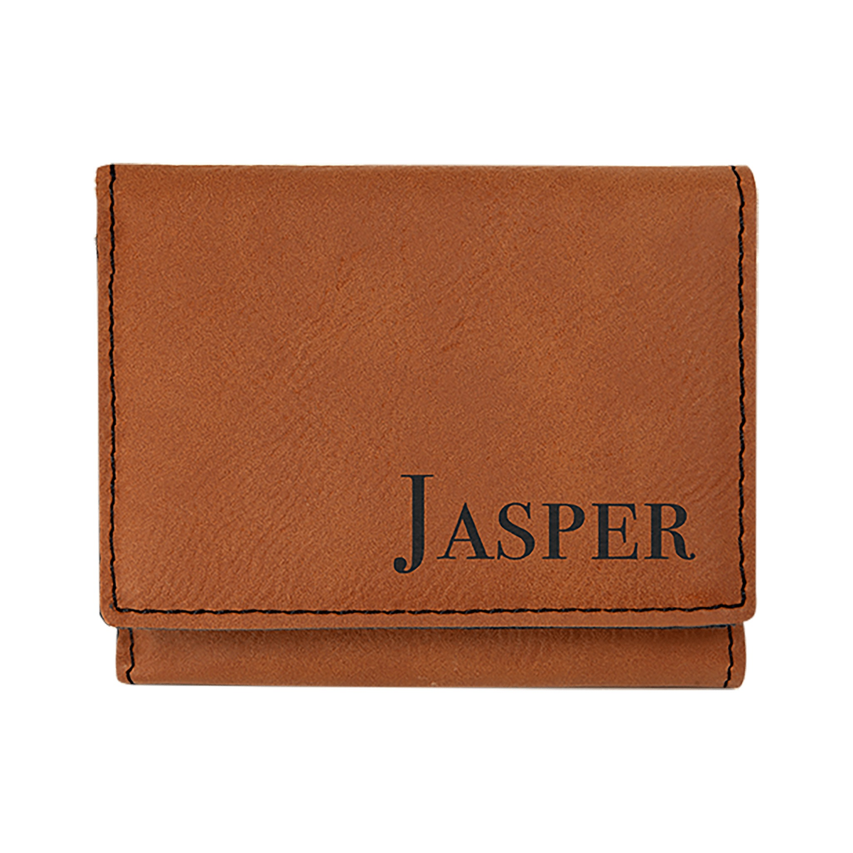 Leatherette Tri-Fold Wallet