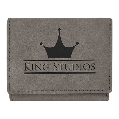 Leatherette Tri-Fold Wallet