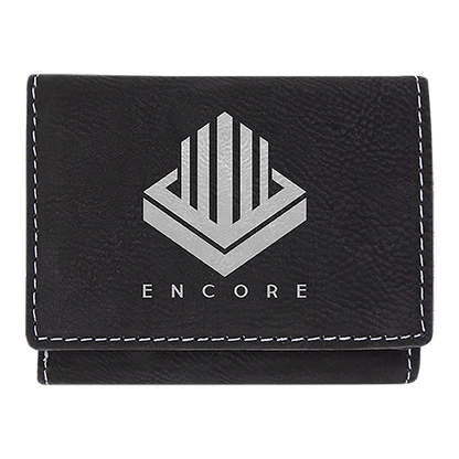 Leatherette Tri-Fold Wallet