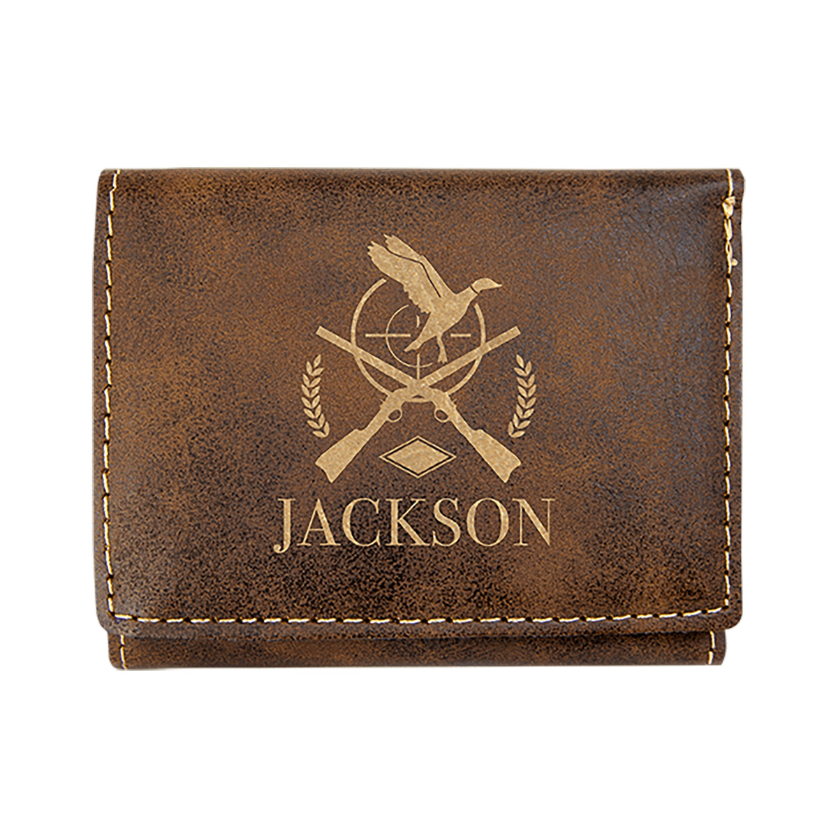 Leatherette Tri-Fold Wallet