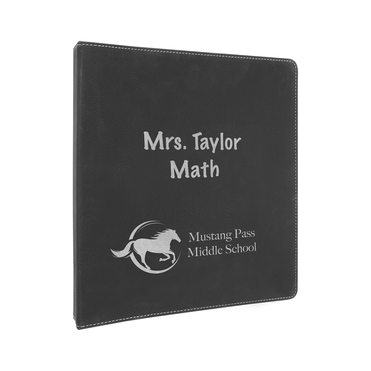 Leatherette 1" 3-Ring Binder with Slant D Rings
