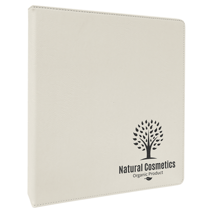 Leatherette 1" 3-Ring Binder with Slant D Rings
