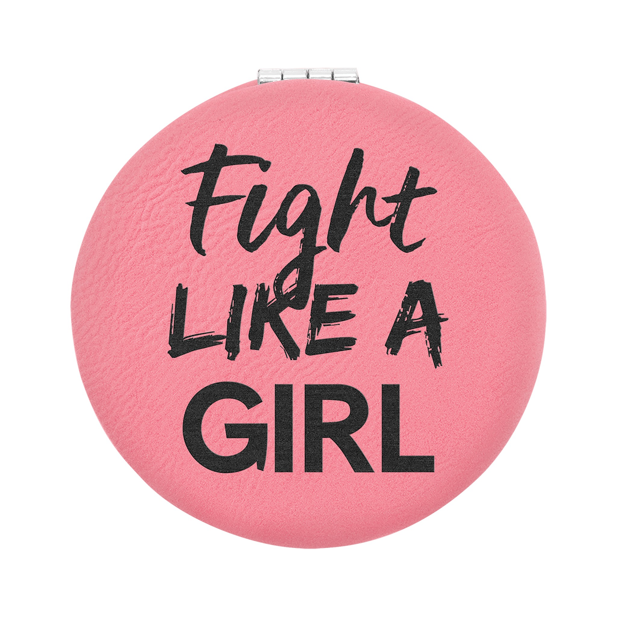 Leatherette Compact Mirror