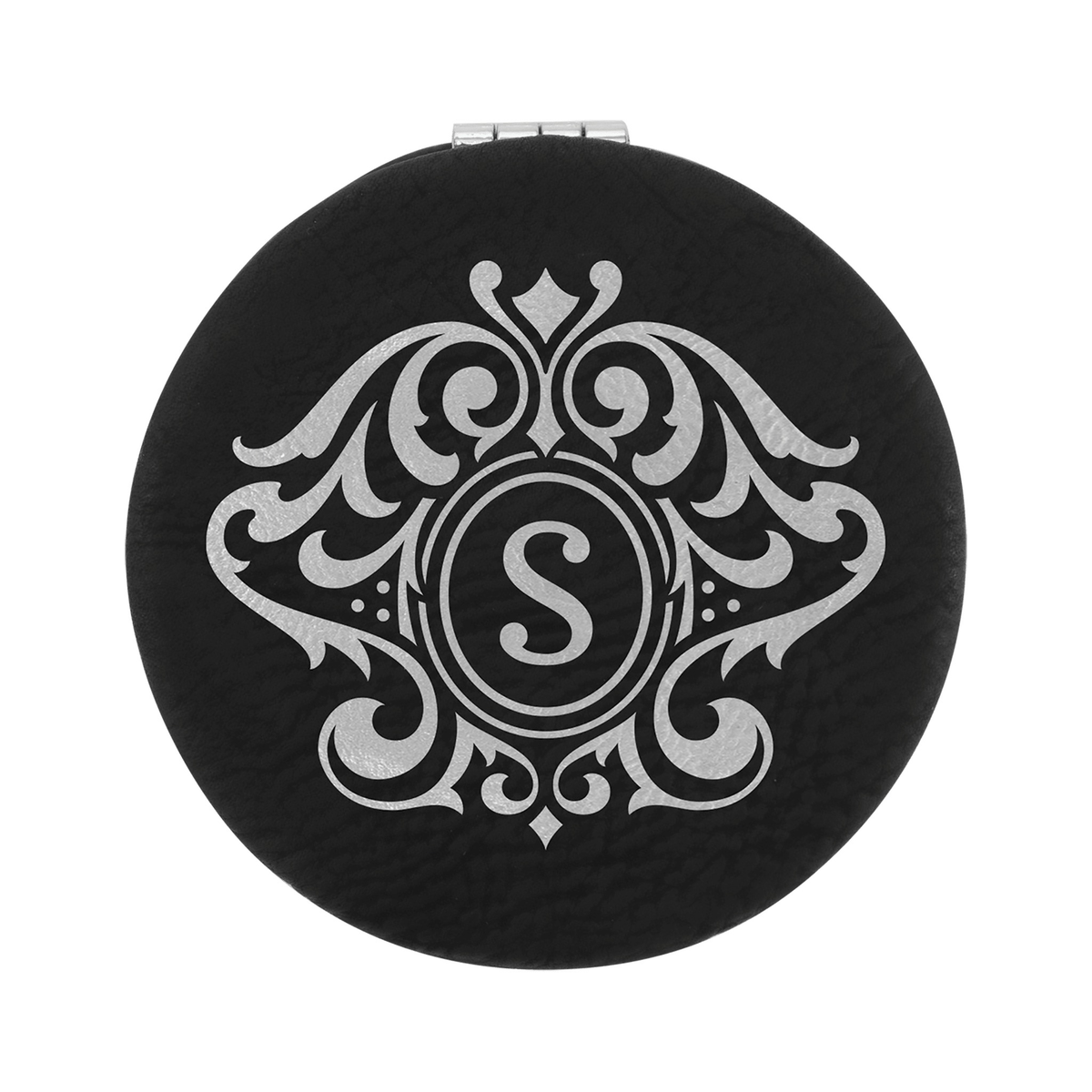 Leatherette Compact Mirror