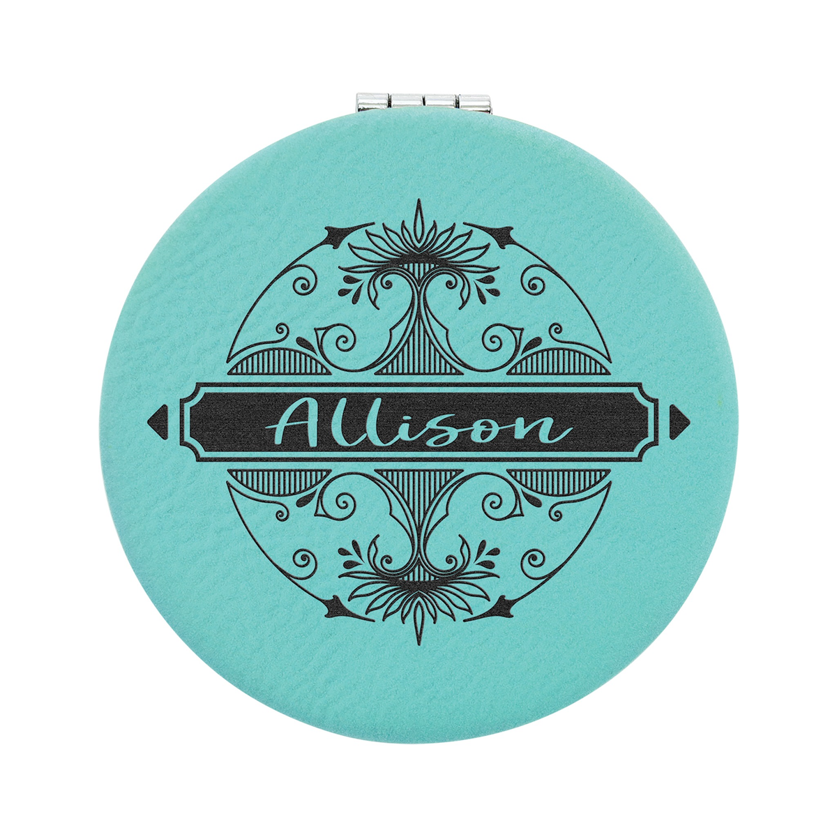 Leatherette Compact Mirror