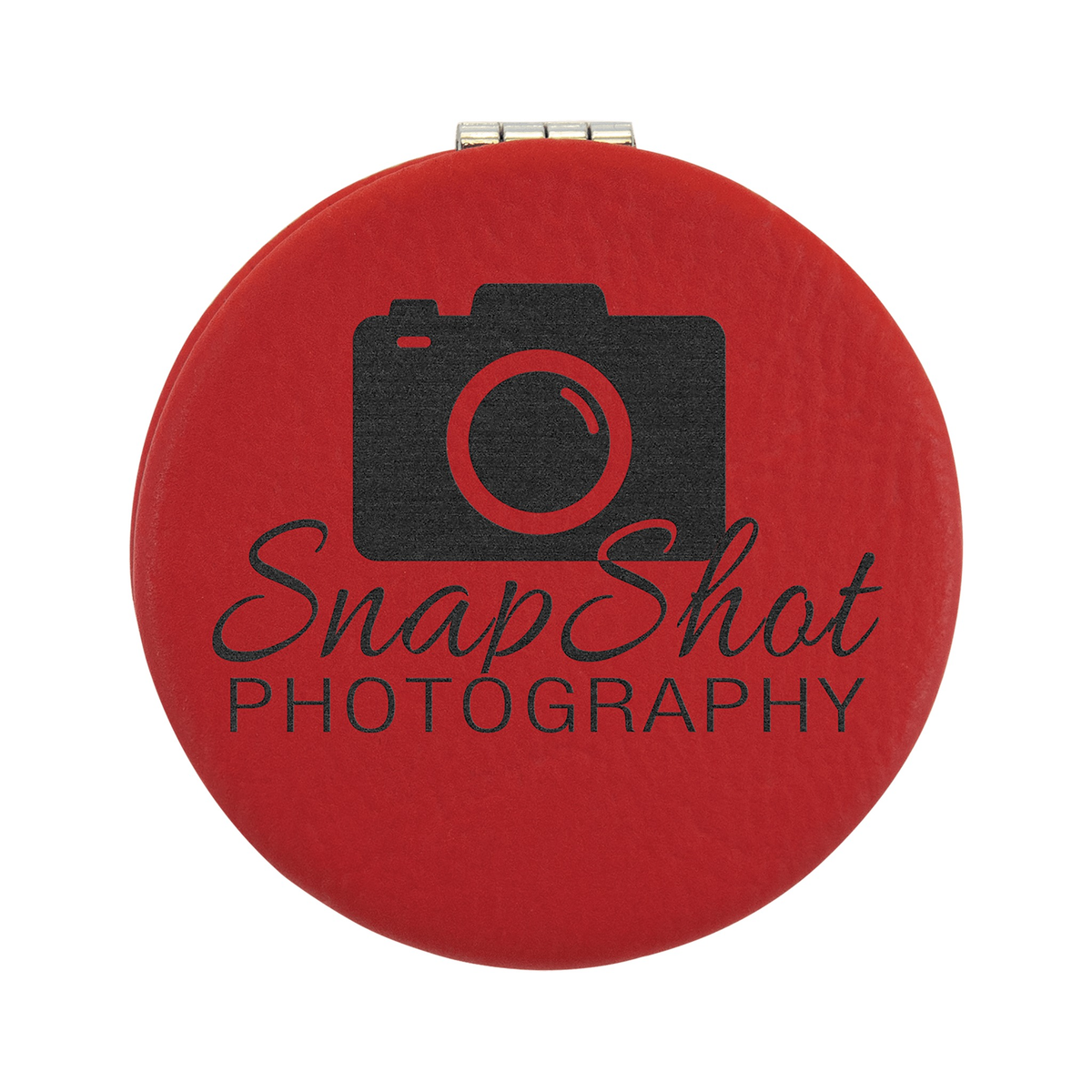 Leatherette Compact Mirror